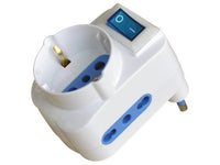 adattatore triplo blister 2p+t spina 16a/2 prese 10 16a+schuko cod:ferx.vit49904