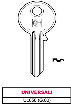 chiave asc ul058 (g.vab 0) universale cod:ferx.vit4920