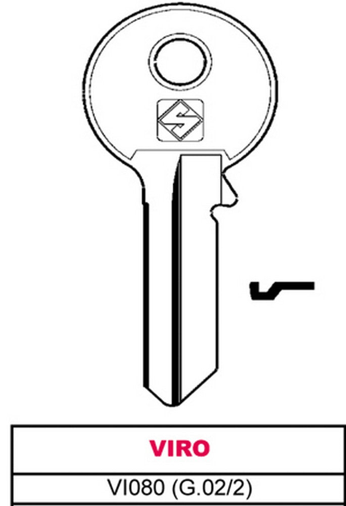 chiave asc vi080 (g.vac 2) viro cod:ferx.vit4924