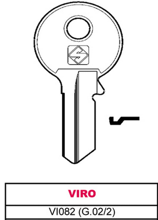 chiave asc vi082 (g.vac 2) viro cod:ferx.vit4925