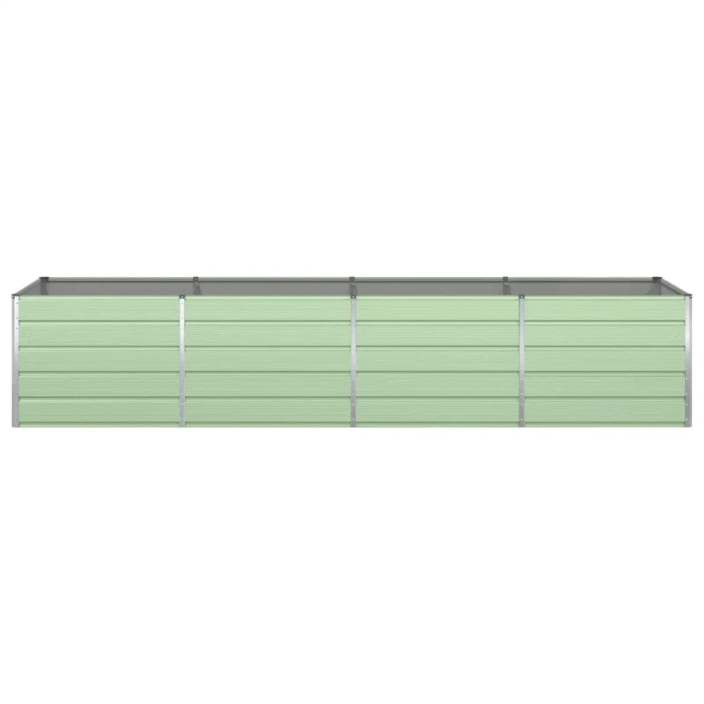 Fioriera | Cassetta per fiori | Vaso Verde Pastello 385 x 100 x 75 cm Acciaio zincato
