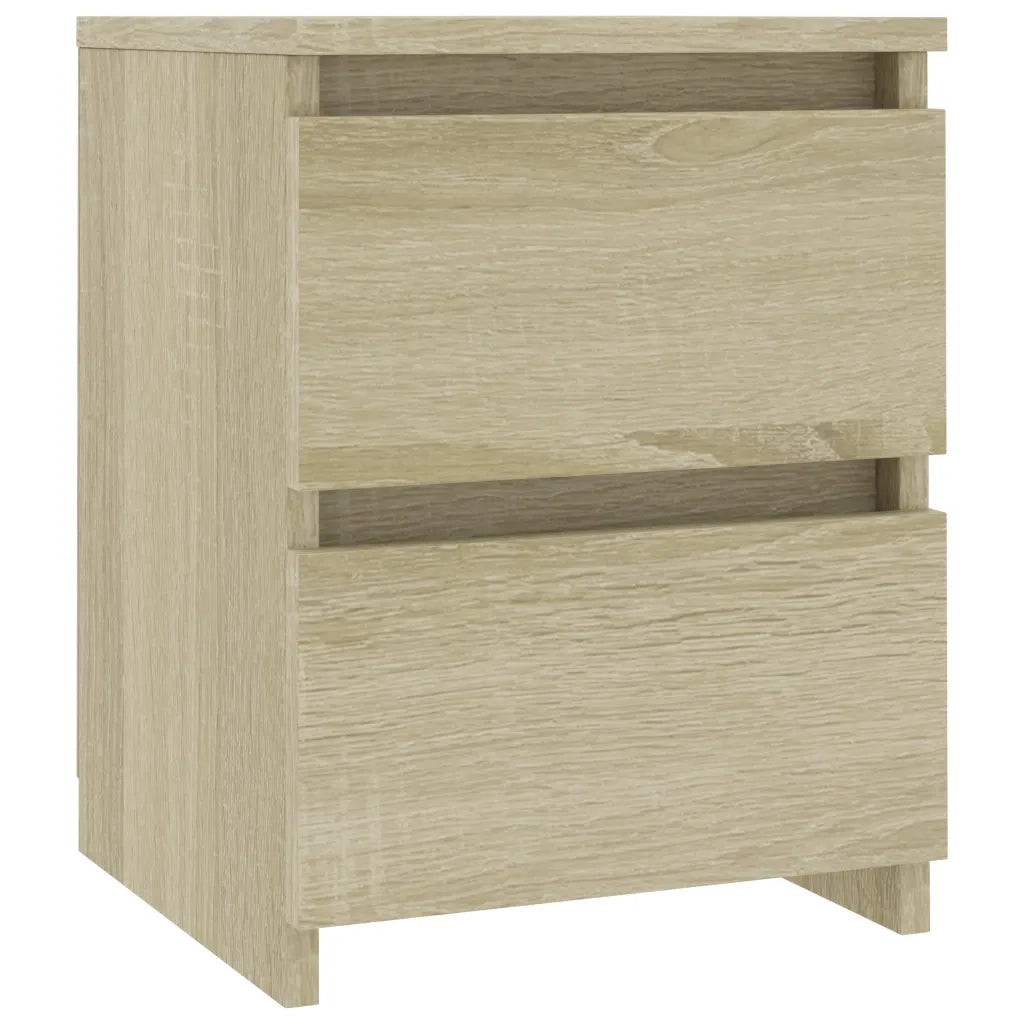 Comodino Rovere Sonoma 30x30x40 cm in Legno Multistrato 800519