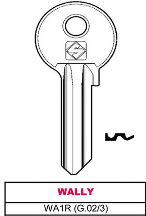 chiave asc wa1r (g.vac 3) wally cod:ferx.vit5576