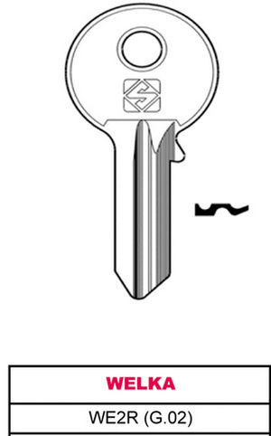 chiave asc we2r (g.vac 4) welka cod:ferx.vit4931