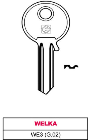 chiave asc we3 (g.vac 4) welka cod:ferx.vit12812