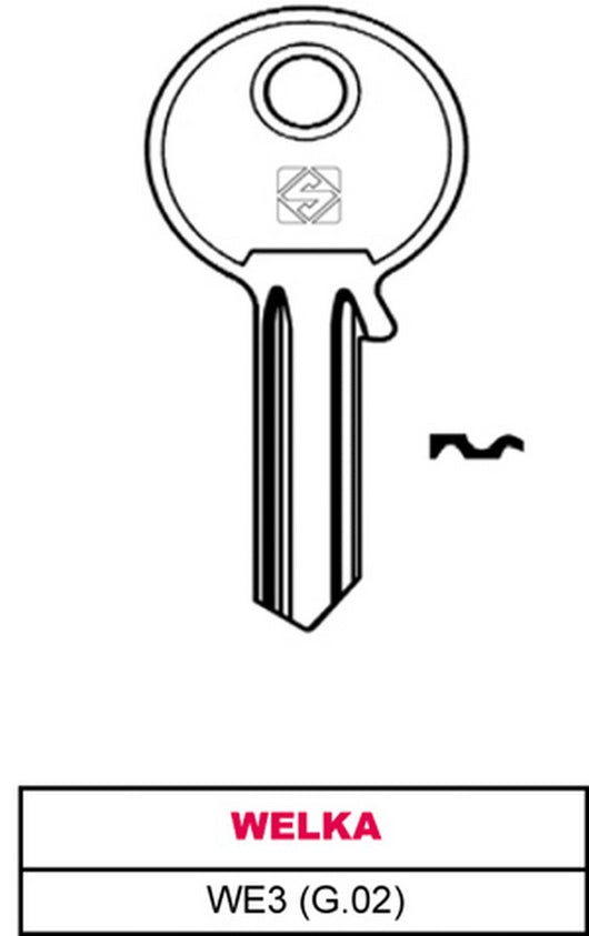 chiave asc we3 (g.vac 4) welka cod:ferx.vit12812
