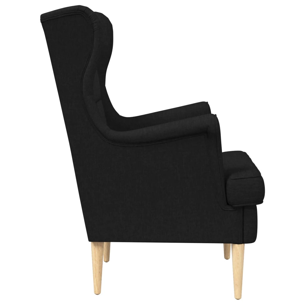 Divano Sedia-Poltrona-Poltroncina Nero Tessuto 996781