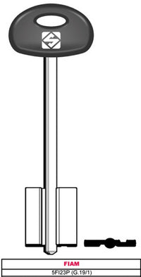 chiave a doppia mappa 5fi23p (g.vat 1) fiam cod:ferx.vit28566