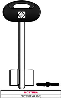 chiave a doppia mappa 5mt21bp (g.vat 1) mottura cod:ferx.vit28564