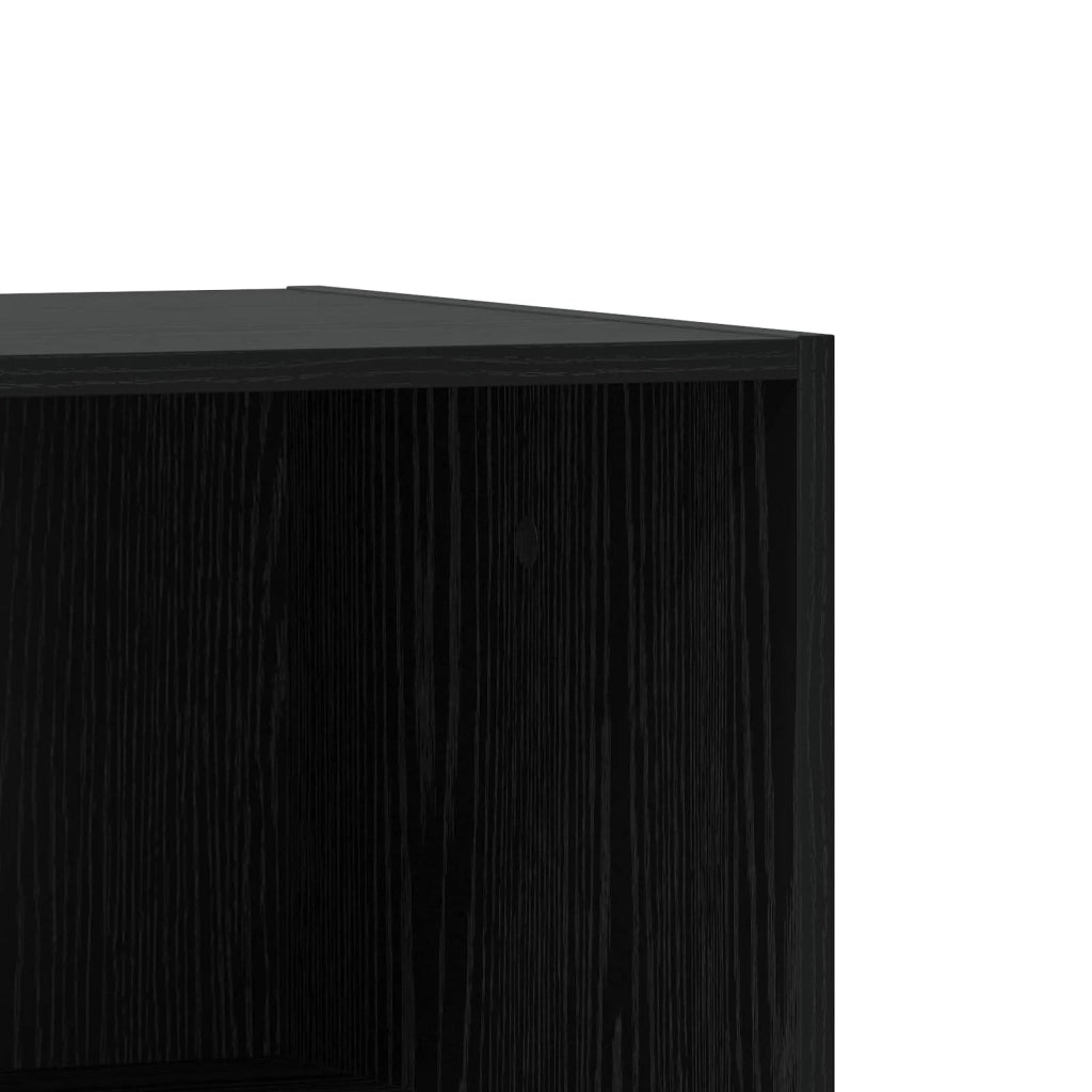 Guardaroba con lo scaffale Rovere nero 77 x 48 x 102 cm PB 8010915