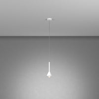 Sopsensione Moderna Aygo Metallo Bianco 1 Luce Gu10