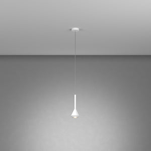 Sopsensione Moderna Aygo Metallo Bianco 1 Luce Gu10