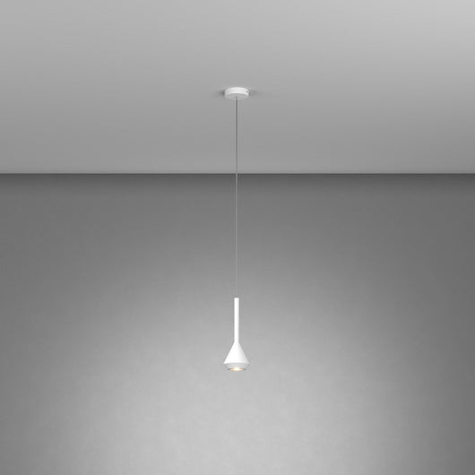 Sopsensione Moderna Aygo Metallo Bianco 1 Luce Gu10