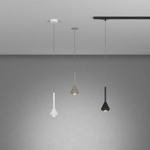 Sopsensione Moderna Aygo Metallo Bianco 1 Luce Gu10