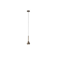 Sopsensione Moderna Aygo Metallo Bronzo 1 Luce Gu10