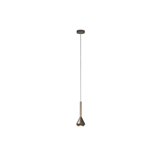 Sopsensione Moderna Aygo Metallo Bronzo 1 Luce Gu10
