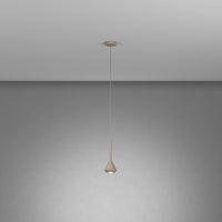 Sopsensione Moderna Aygo Metallo Sabbia 1 Luce Gu10