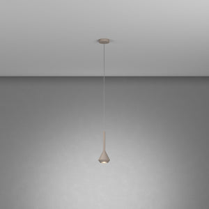 Sopsensione Moderna Aygo Metallo Sabbia 1 Luce Gu10