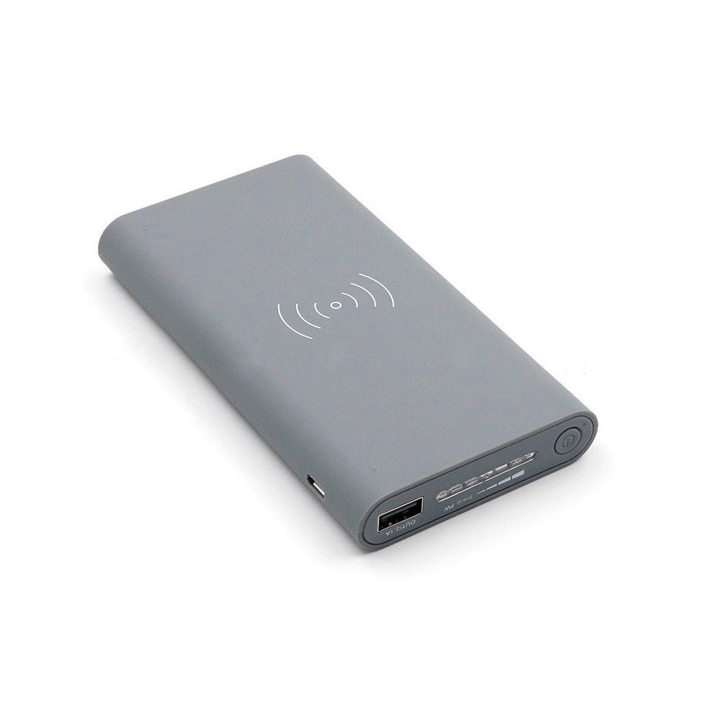 Trade Shop - Power Bank Ricarica Wireless Filo 10000mah Batteria Esterna Smartphone Tablet Ip -
