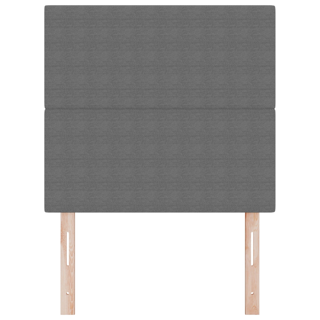 Testiera  Design Semplice Grigio Chiaro 90 cm Tessuto Corduroy