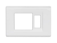 placca click per schuko+1 p col. bianco cod:ferx.vit37561