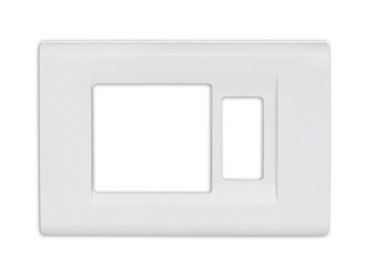 placca click per schuko+1 p col. bianco cod:ferx.vit37561