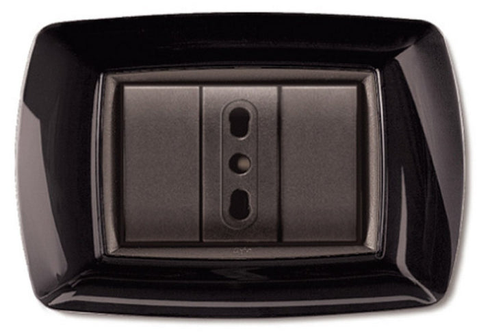 placca life col. nero 3 posti cod:ferx.vit23548