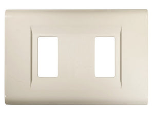 placca click  col. bianco 2 posti cod:ferx.vit23536