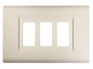 placca click  col. bianco 3 posti cod:ferx.vit23538