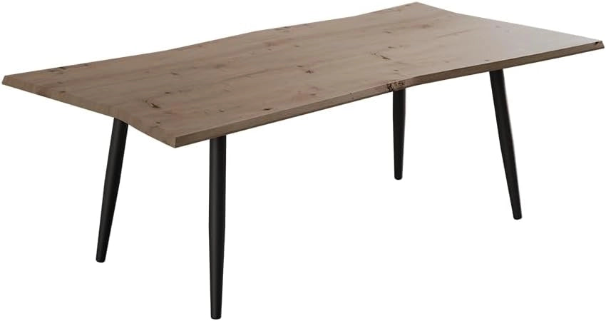 Tavolino da caffè Yan, Artigiano, 80 x 80 cm, con ripiano per un utilizzo versatile negli ambienti domestici
