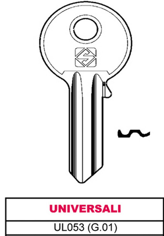chiave ottone ul053 (g.vab 0) universale cod:ferx.vit11712