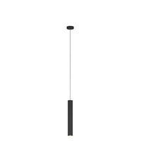 Lampadario Industrial-Minimal Xeana Metallo Nero 1 Luce Gu10