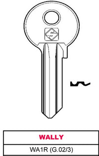 chiave ottone wa1r (g.vac 3) wally cod:ferx.vit11590