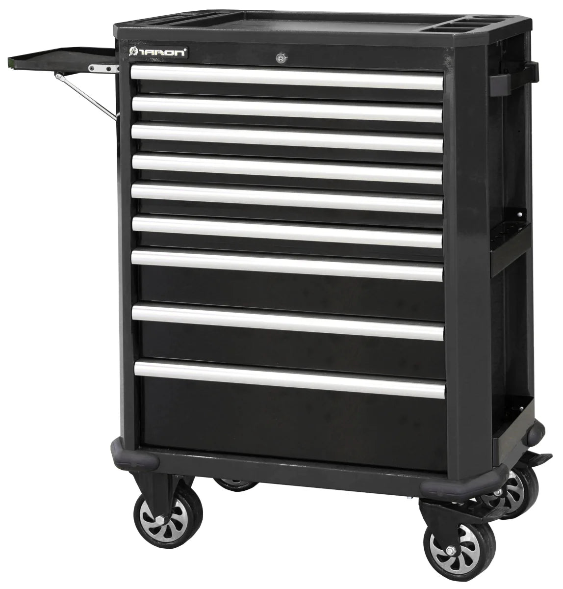 Carrello portautensili con 9 cassetti, colore nero