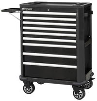 Carrello portautensili con 9 cassetti, colore nero