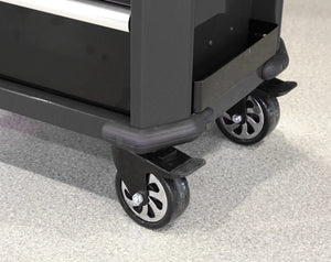 Carrello portautensili con 9 cassetti, colore nero