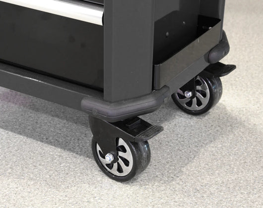 Carrello portautensili con 9 cassetti, colore nero