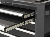 Carrello portautensili con 9 cassetti, colore nero