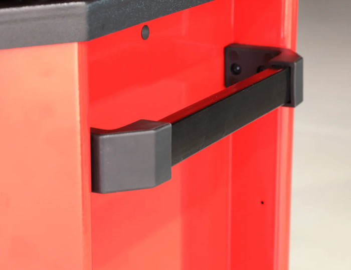 Carrello portautensili con 9 cassetti, colore rosso