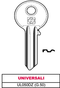 chiave silky ottone ul050dz (g.vgb 0) universale cod:ferx.vit30028