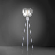 Piantana Moderna 3 Piediqueen Polilux ® Argento E Metallo 1 Luce E27