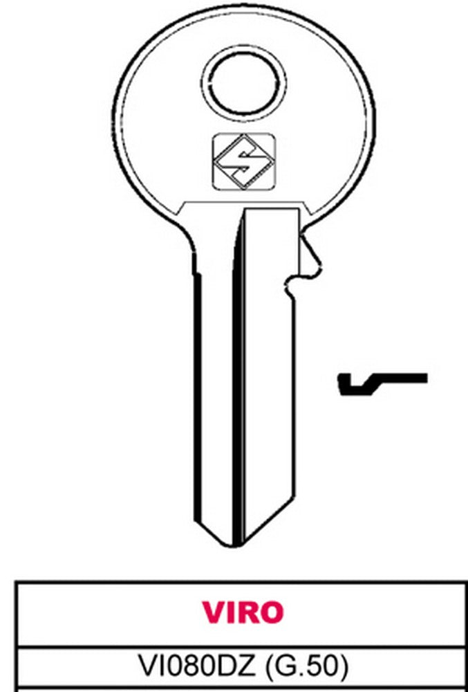 chiave silky ottone vi080dz (g.vgb 1) viro cod:ferx.vit30038