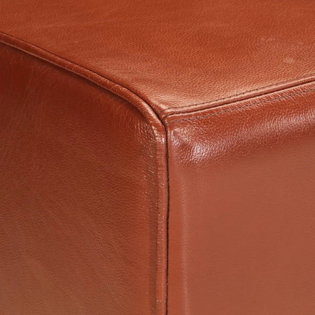 Panca per Esercizi Marrone 110 cm in Vera Pelle CFW4914550