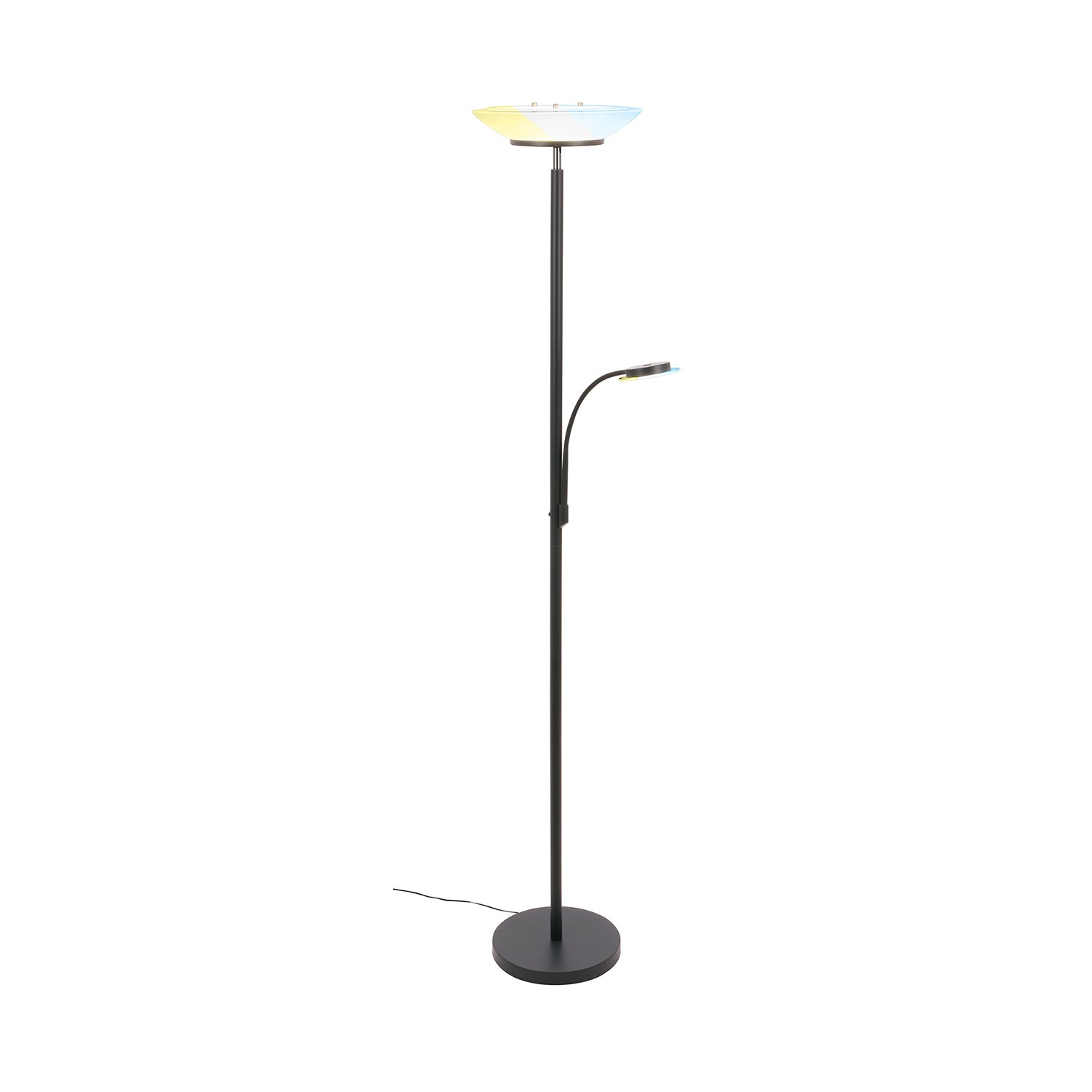 Piantana Moderna Plava Metallo Grigio Antracite Led Integrato 24W 3000K