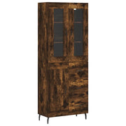 Buffet credenza cassettiera armadio mobile contenitore organizer cucina soggiorno salotto alto 69,5 x 34 x 180 cm legno ingegnerizzato marrone 02_0033505