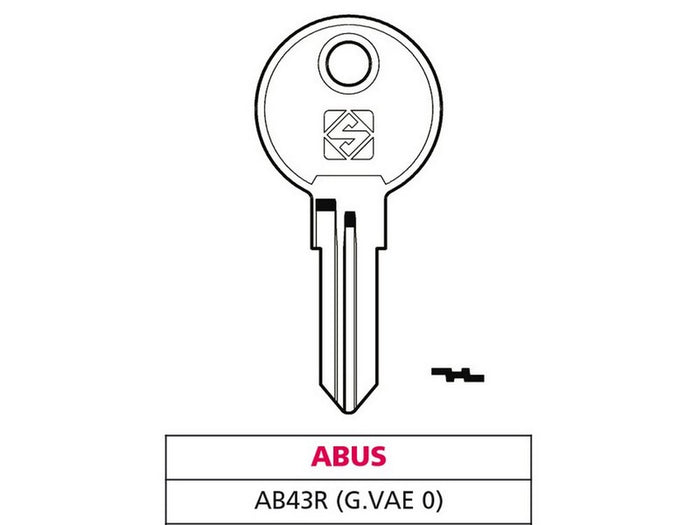 chiave asc ab43r (g. vae 0) abus cod:ferx.vit47612