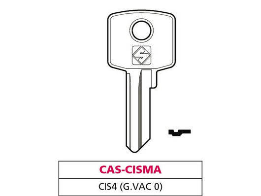 chiave asc cis4 (g. vac 0) cas-cisma cod:ferx.vit47596