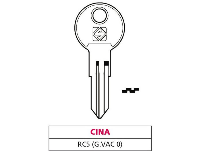 chiave asc rc5 (g. vac 0) cina cod:ferx.vit47626
