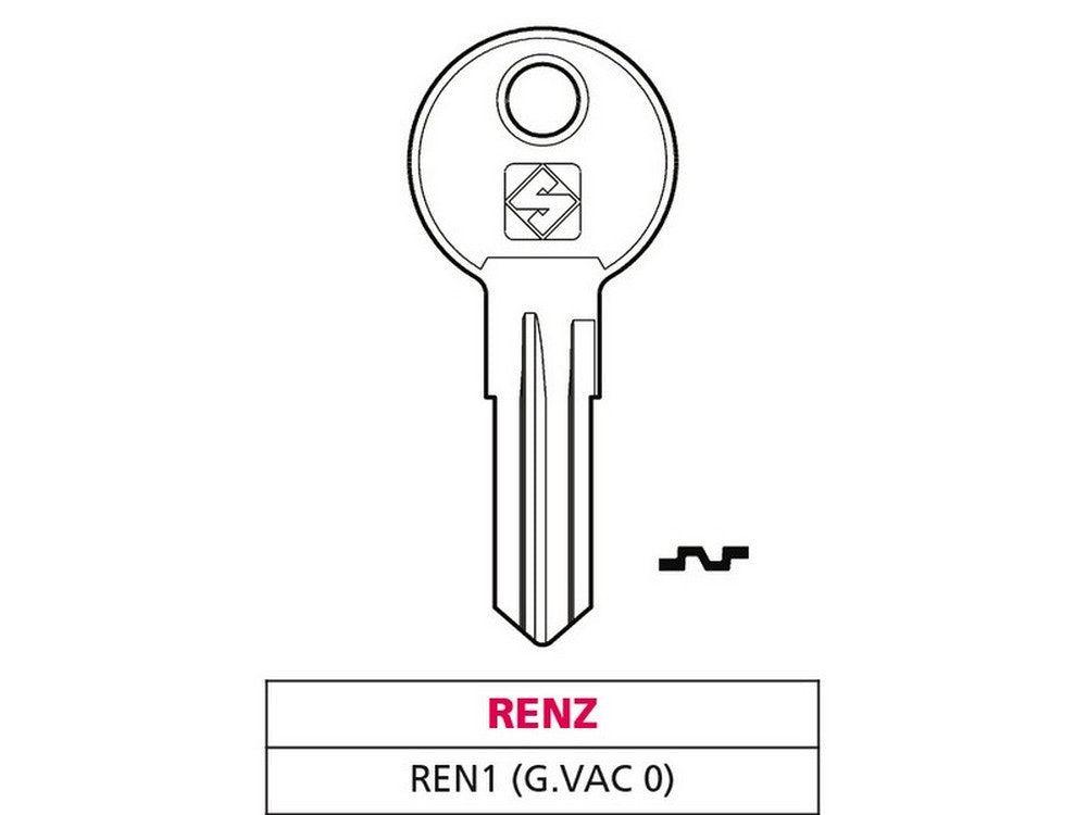 chiave asc ren1 (g. vac 0) renz cod:ferx.vit47601