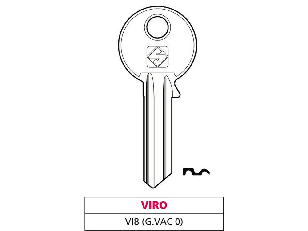chiave asc vi8 (g. vac 0) viro cod:ferx.vit47550